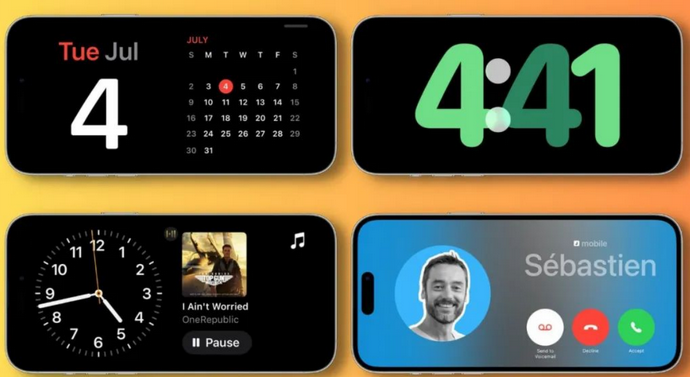 太康苹果手机维修分享iOS17横屏充电待机显示有什么好处 
