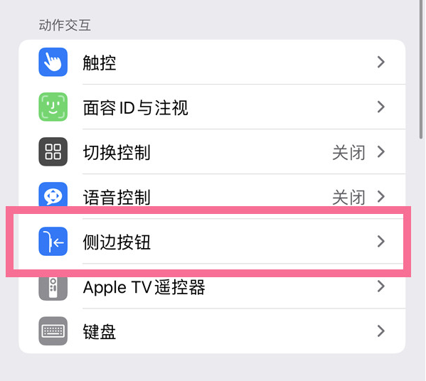 太康苹果14维修店分享iPhone14 Plus侧键双击下载功能关闭方法 