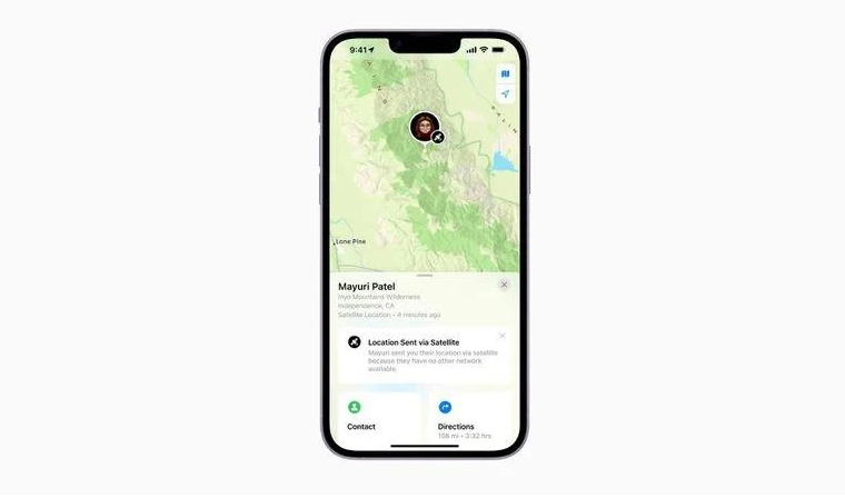 太康苹果14维修分享iPhone14系列中 FindMy功能通过卫星分享位置方法教程 