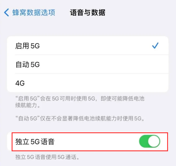 太康苹果14维修分享iPhone 14 Pro如何开启VoNR 