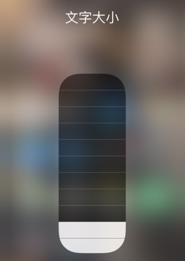 太康苹果手机维修分享小技巧：在 iPhone 控制中心快速调节字体大小 